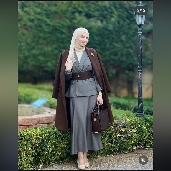 ZARA WOOL BIAS SKIRT ZW COLLECTION - Picture 5 of 14